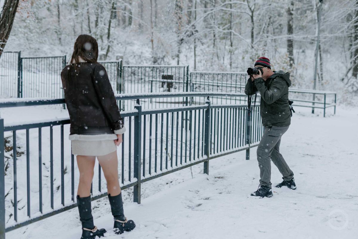 Plener Fotograficzny zimą.